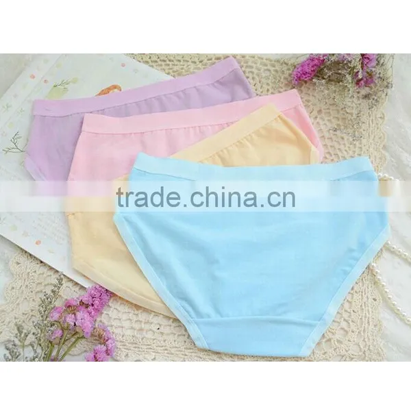 1pc 5 Size Cheap Cotton Mid Waist Breathable and Comfortable Girl Underwear,lady Underwear photo-5