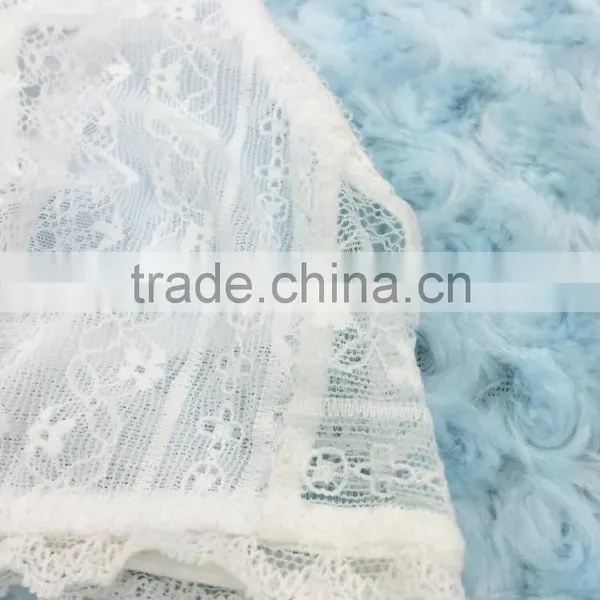 Sexy Ladies Transparent Lace Front Closure Soft Cup Bra Panty Set photo-3