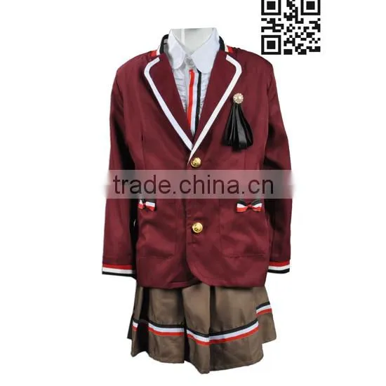 Wholesale School Dress School Unifrom Design Girls Skirt photo-3