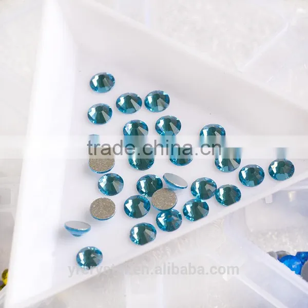 Wholesale Aquamarine Non Hotfix Rhinestone Flatback photo-6
