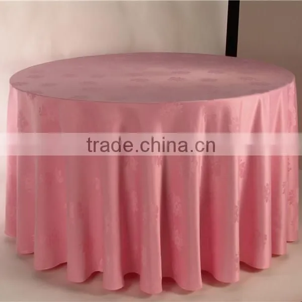 Wholesale Luxury Decoration Round Polyester Damask Table Cloth photo-5