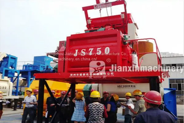 JS750 Forced Dual-axial Compulsory Concrete Mixer photo-2