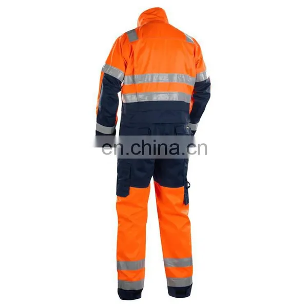 100%Cotton FR Reflective Protective Coverall for Mining Worker photo-2