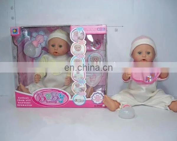 12 "music Flash Walking Doll With a Shopping Cart,lovely Baby Toy Dolls With Smell photo-2