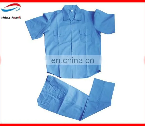 NEW Short Sleeve Type Cotton Coverall Cheap Blue Coveralls photo-2