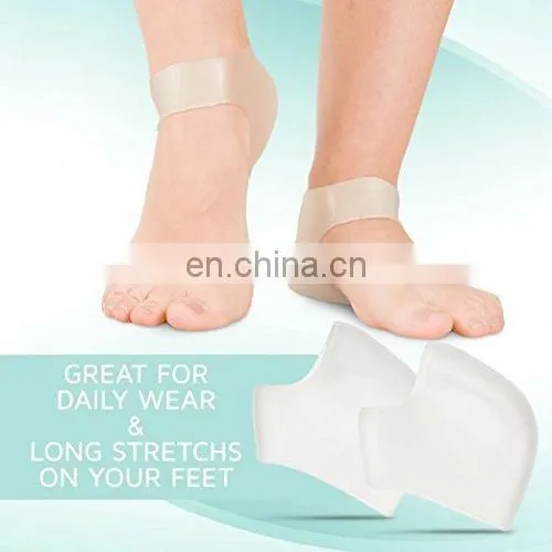 Deluxe Plantar Fasciitis Silicone Heel Sleeve Feet photo-5
