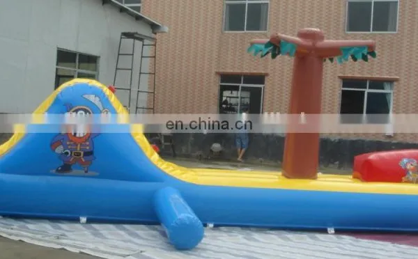 12mL x 1.4mW x 2.5mH Inflatable Floating Obstacle Course With Blower photo-5