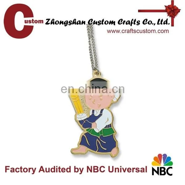 Printed Logo House Shape Rotate Keyring photo-2