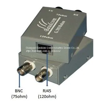 Single Port G.703 E1 Balun Adapter BNC to RJ45 Impedance Converter photo-2