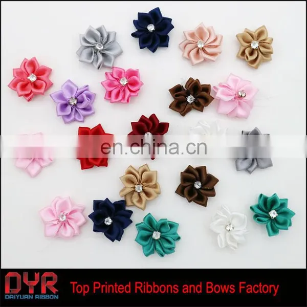 Satin Ribbon Handmade Flowers photo-3