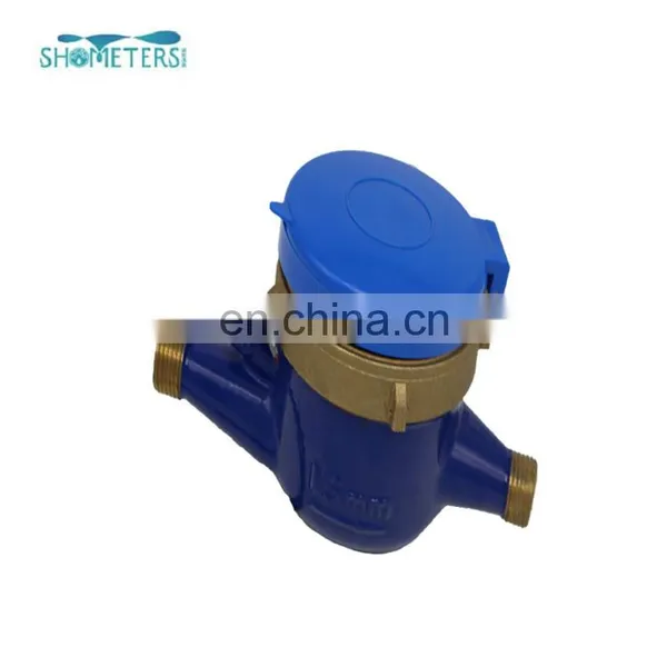 Dry-dial Class C and B Mechanism Brass Body Single Jet Water Meter Parts With Pulses photo-2