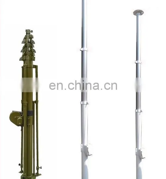 4.5m Aluminum Alloy High Telescopic Antenna Mast Tower photo-2