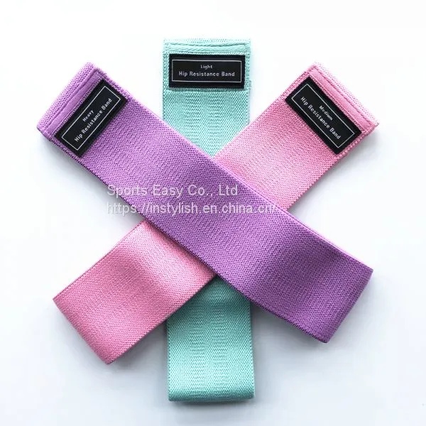 Elastic Resistance Bands Fabric Gym Band for Leggs, Hip, Arms photo-2