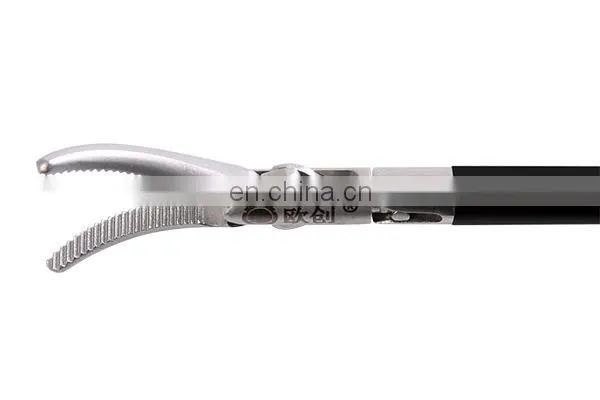 5mm or 10mm Curved Forceps for Laparoscopic Surgical Maryland Forceps photo-2