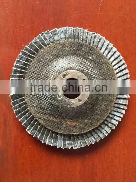Aluminum Oxide Flap Disc With Plastic Fiber Backing For Polishing photo-2
