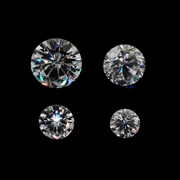 1-12mm/0.5carat D Color Vvs1 Moissanite White Melee Moissanite Diamond for Teeth Grillz Df Color 0.8mm-2mm Moissanites 1 Carat Per Bag