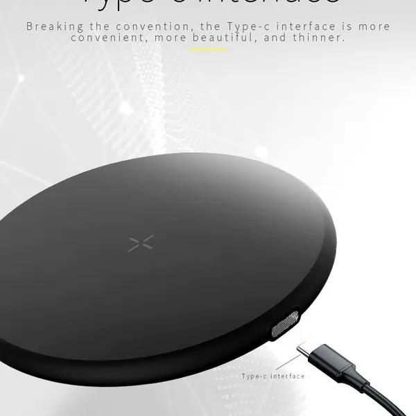 The Round Wireless Charger is Suitable for IPhone Huawei, Xiaomi Fast Wireless Charging photo-2