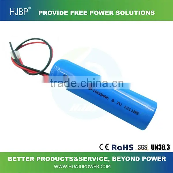 China Factory Wholesales HJBP UN38.3|CB|CE|ROHS Low Temperature 2200mah 3.7v|3.6v 18650 Li-ion Lithium Battery