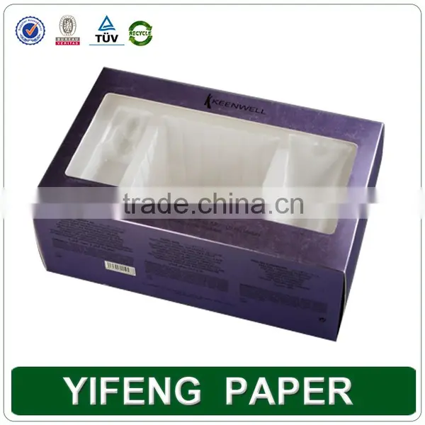 Custom Company Logo Pantone Color Printed Cardboard Box With Clear Pvc Window photo-4