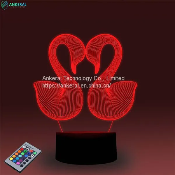 Romantic 3D Night Lamp With Remote Control Best Selling 3D Night Lamps photo-2