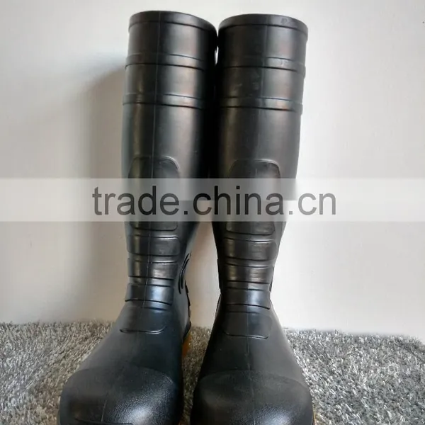 Black Anti-impact Steel Toe Safety Industry Boots photo-4