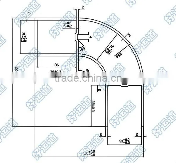 05412 Truck Lateral Protection Safety Guards Aluminum Profile photo-2