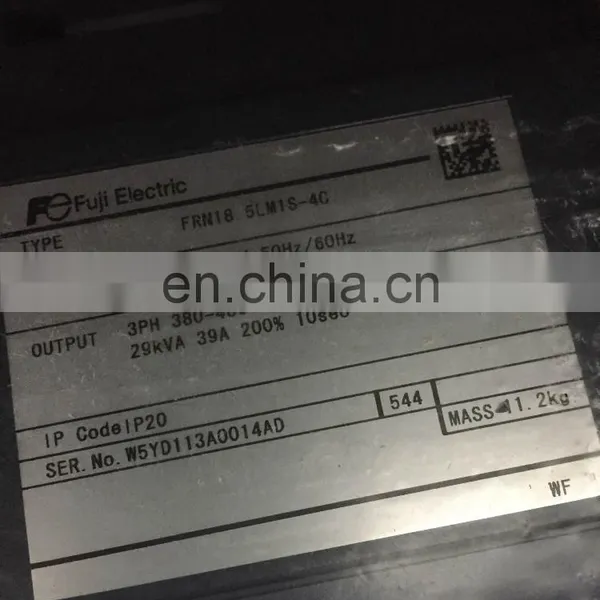 FRN18.5LM1S-4C High Frenquency Fuji 18.5KW Inverter 380-480V for Lift photo-3
