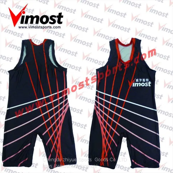Custom Sublimation Wrestling Singlet photo-2