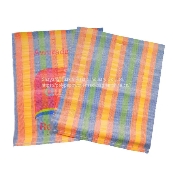 Manufacturer Rice Sack 50kg 25kg pp Rice Wheat Maize Feed Woven Sacks Polypropylene Bags 50 kg for Grain photo-5