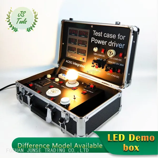 LED Exhibition Suitcase LED Light Test Demo Box LED Light LED Light Test Box Can Test All Electrical Appliances, Lamps and Lanterns Demo Case Light Parameter Test Instrument Outdoor Home Lighting photo-4