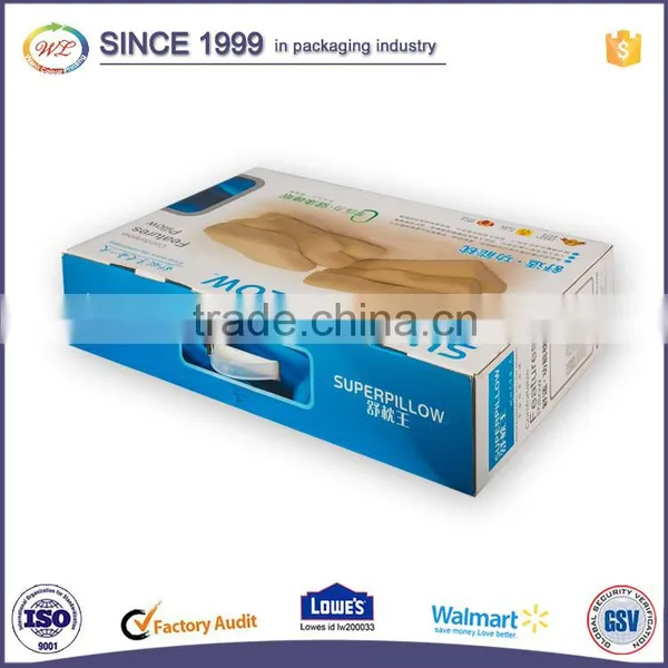 Printing Folding Corrugated Carton Cardboard Box With Handle for Wholesale photo-3