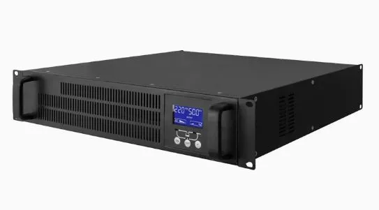 Dual Voltage 120VAC/220VAC Rack Mount Online UPS 1kVA-10kVA With LiFePO4/Li-ion Battery & RS485 Port - Industrial Uninterruptible Power Supply