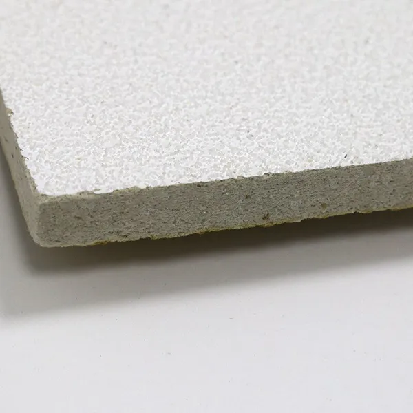 China Wholesale 600X600 Mineral Fiber Ceiling Tiles Reliable Heat Insulation Acoustic Material Fiber Board Mineral Wool Ceiling  photo-4