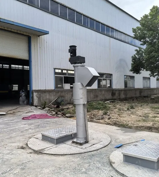 Supply Feiyuan Water Industry Vertical Spiral Screen Machine Dry and Wet Separation Conveying Equipment photo-5