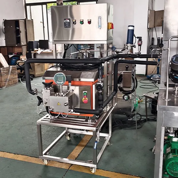 High Temperature Instant Sterilization Micro Production Line Online Homogeneous Filling System Experimental UHT Tubular Sterilizer photo-3