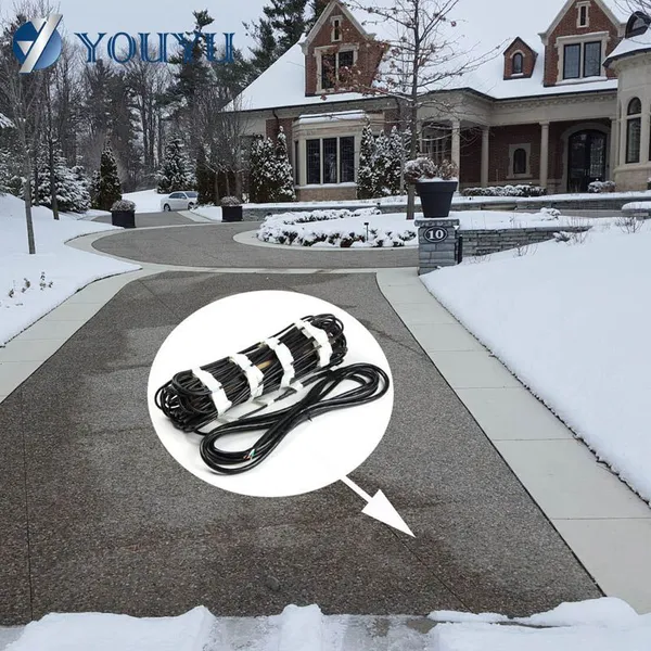 Factory Price Outdoor Snow Melting Mat Electric Cable Use in Driveway De Icing photo-2