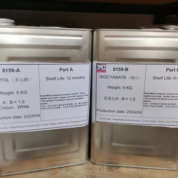 Polyurethane Vacuum Casting Resin Yc-8159ab Like ABS Plastic 1:2