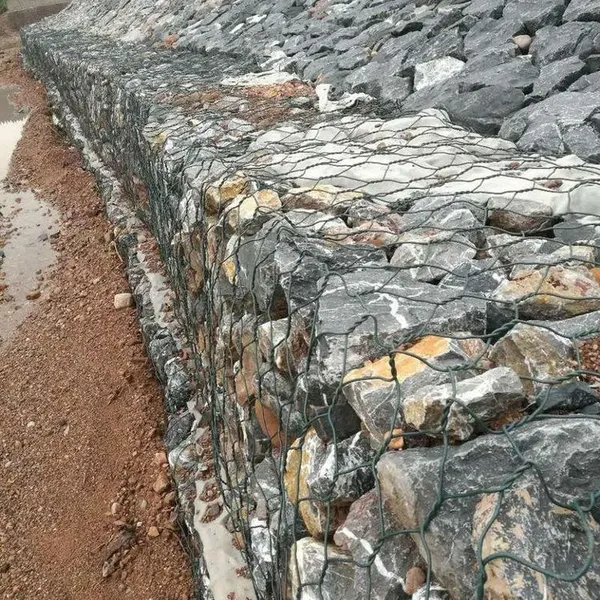 PVC Coated Gabion Box 100*120mm Mesh Size for Riverbank Stabilization photo-5