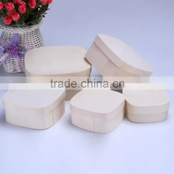 Cheap Chocolate Box Lunch Box Wooden Box Poplar Bark Packing Quality Choice photo-5