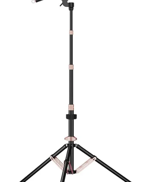 Adjustable Aluminum Photography Light Stand With Boom Arm For Studio Lighting Reversible Light Stand Tripod 200cm photo-5