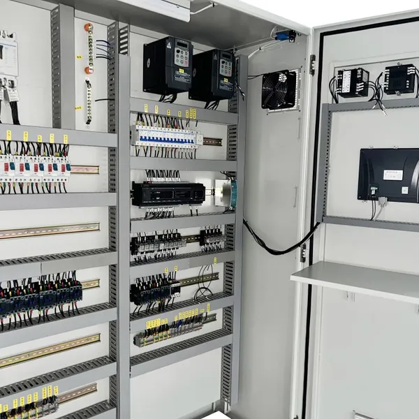 Electrical Control Cabinet for Automated Welding Production Line With PLC Interface photo-3