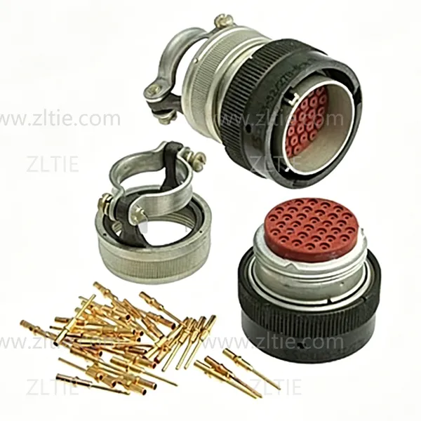 ZH23 Series Shell Size 27 32 Pin Male Plug With Straight Tail Attachment (Key Position: A) – СНЦ23-32/27В-6А-В ZH23-32/27B-6a-B