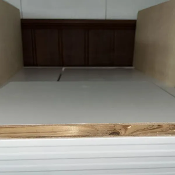 Matte Melamine Faced Multilayer Plywood E0 Grade Eco Board For Indoor Cabinet Wardrobe Furniture photo-2