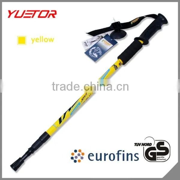 3 Section Adjustable Inner Lock With Anti Shock Walking Stick Trekking Pole Supplier's Choice photo-5