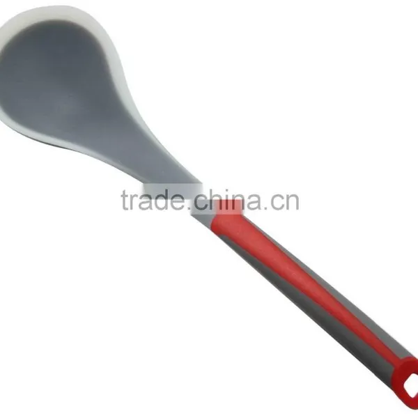 High-temperature Hot Sell Red Handle Silicone Cooking Utensil Set/ European Kitchenware photo-3