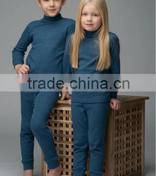 THERMAL COMFORT CHILDREN TURTLE NECK SET