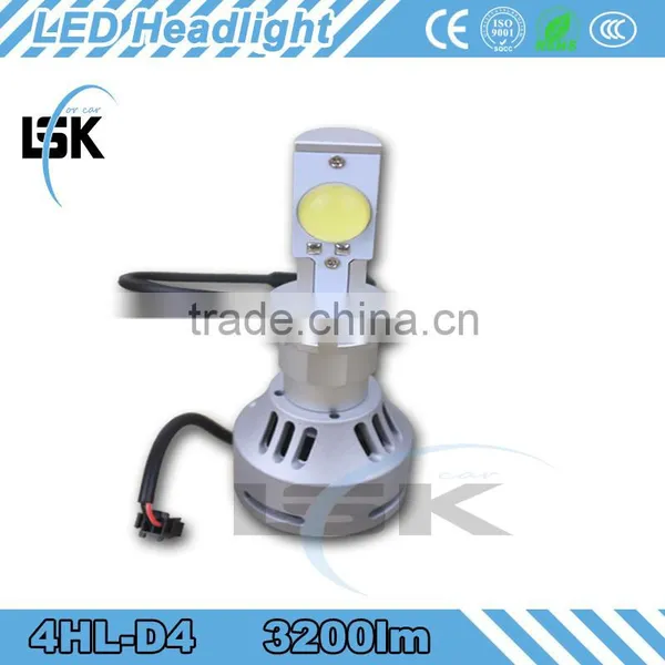 New Arrival !!! G4 Led Headlight 35w Motor D4 Led Headlight Kit 3200LM Use Coper Metal photo-4