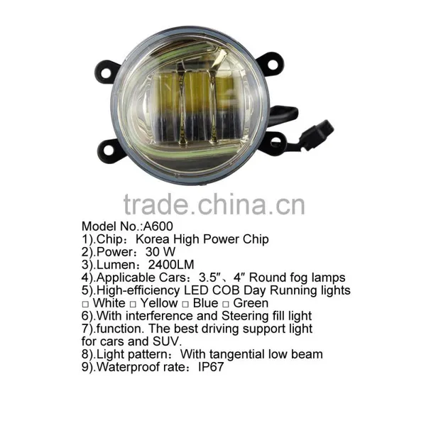 2400LM Fog Light Bulbs For Qashqai Daewoo Nexia photo-2