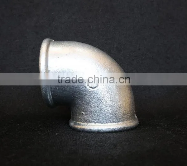 Hot Dipped Malleable Iron Pipe Fittings 90 Degree Elbow photo-4
