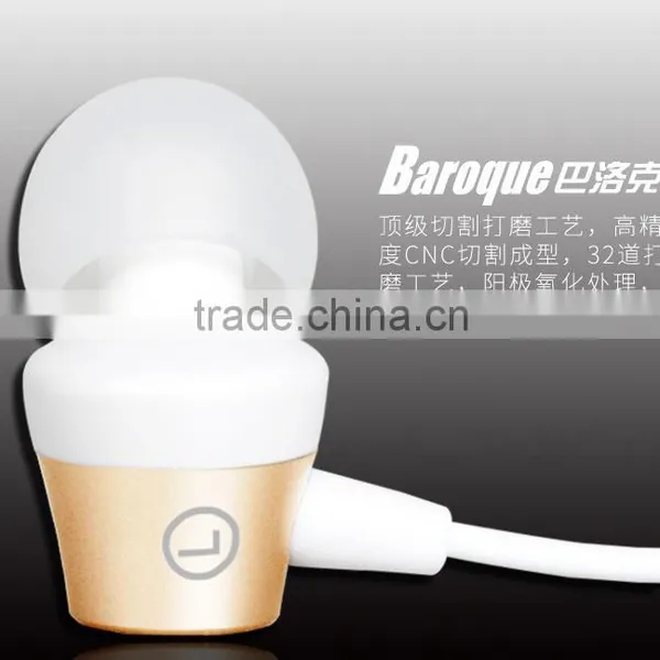 Golf Baroque Series 120CM In-ear HD Stereo Earphone For iPhone SE Audio 3.5mm Control Headphone For Samsung/Huawei TB-0380